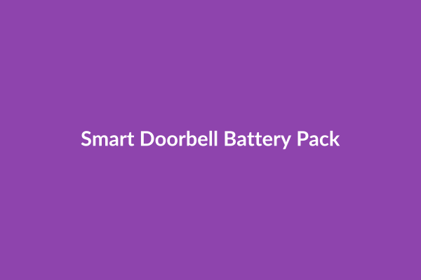 Smart Doorbell Battery Pack