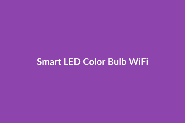 Smart LED Color Bulb WiFi